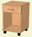 Тумба офисная мобильная 02