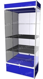 Витрина торговая/ профиль/ стекло/ зеркало PLV-02KZ