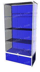 Витрина торговая/ профиль/ стекло PLV-02 P