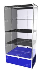 Витрина торговая/ профиль/ стекло/ зеркало PLV-01 Z