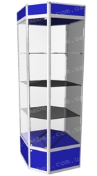 Витрина торговая/ профиль/ стекло PLV-32-K