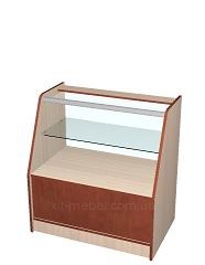 прилавок стеклянный эконом