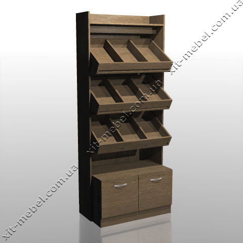 Заказать хлебные стеллажи 07