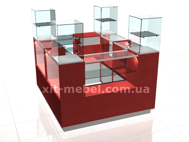 Островок в торговый центр заказать Торговый остров для канцтоваров - цена