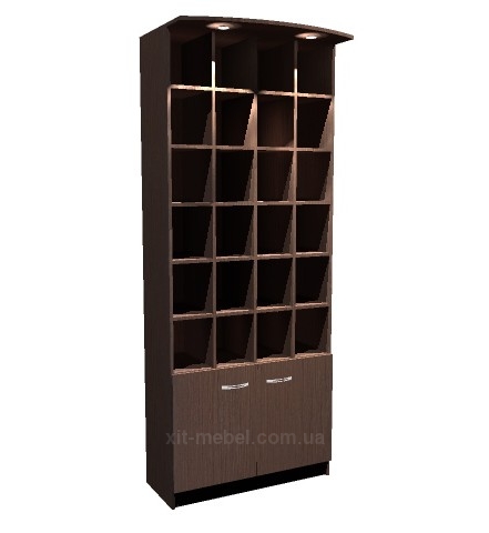 стеллаж для кофейни дсп