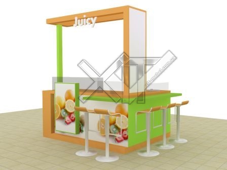 торговый островок для фрешов