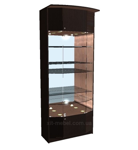 витрина со стеклом 