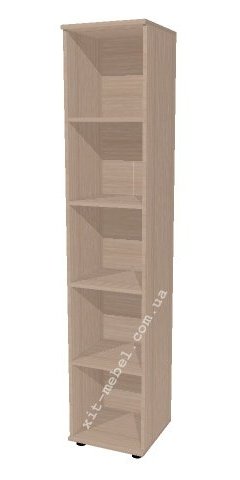 Стеллаж для документов ОМ-741 шкаф узкий открытый для бумаг купить
