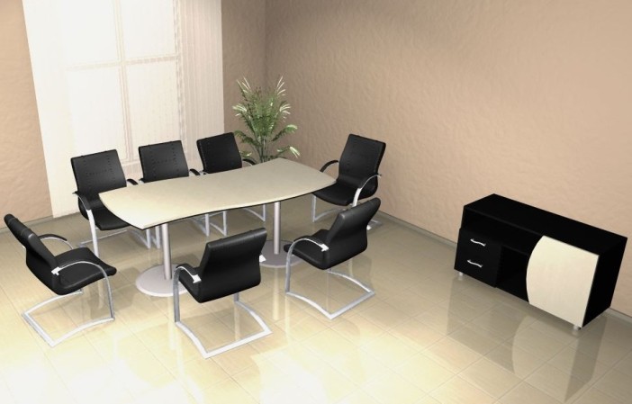 Стол конференц 2 стол конференционный и тумба помощник