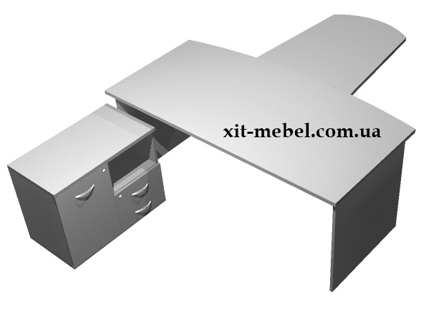 офисный стол с приставным - цена