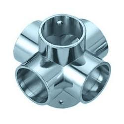 джокерное соединение 6 труб, хром джокерное соединение 6 труб