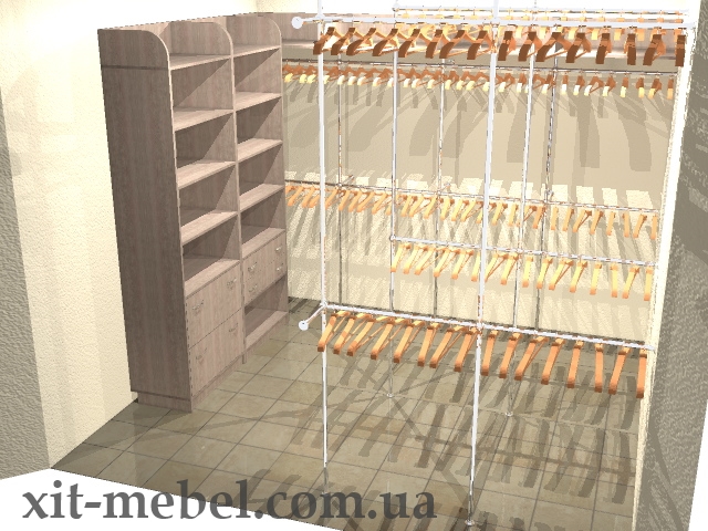 05_garderobhaja_komnata_kupit гардеробная комната, купить стеллажи