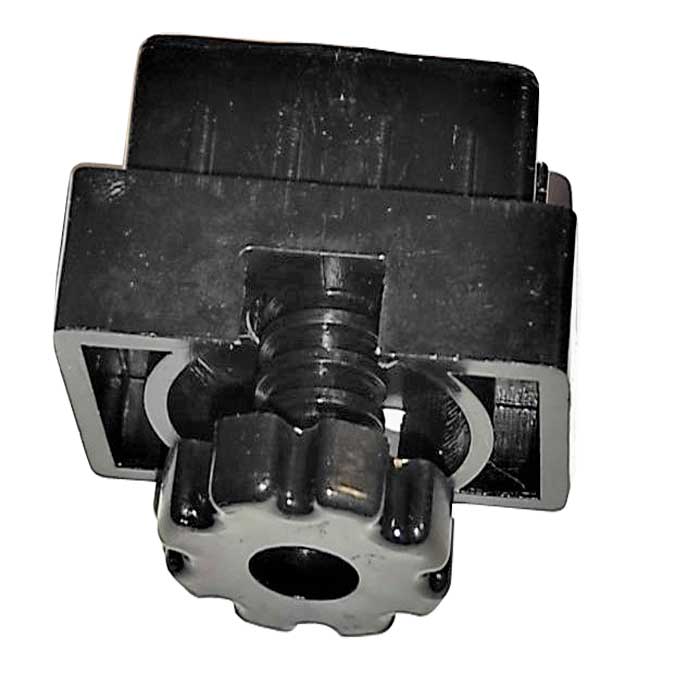 Заглушка-вкладыш прямоугольная с ножкой регулируемой заглушка для трубы 40х20 мм.