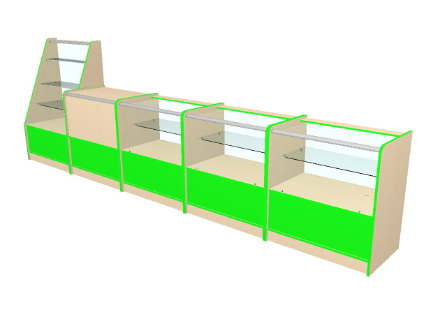 Прилавки и витрины ЭКОНОМ заказать прилавки и витрины в Киеве