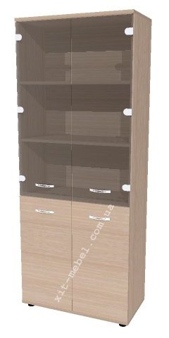 Офисный шкаф(стекло) ОМ-785 купить шкаф офисный(стекло) в Киеве-цена