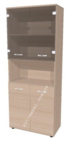 Офисный шкаф(стекло тонир.) ОМ-786 заказать срочно шкаф со стеклом для офиса